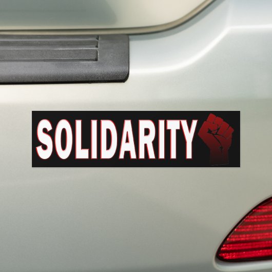 SOLIDARITÄT AUTOAUFKLEBER (Auf Auto)