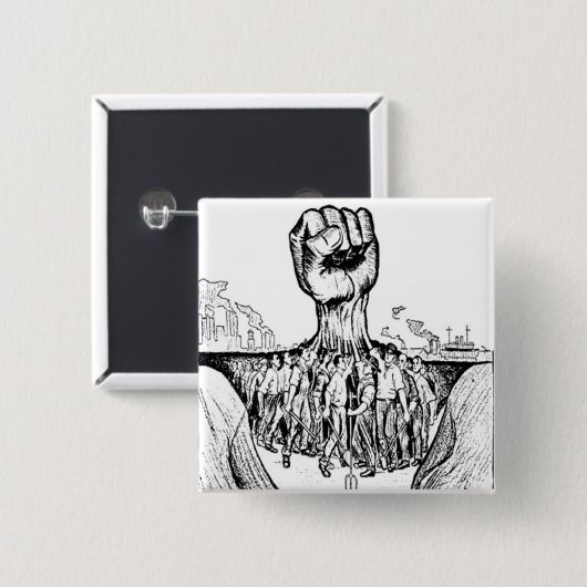 Solidarität Button (Vorne & Hinten)