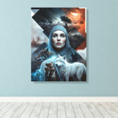 Solidarität der Natur Leinwanddruck (Insitu (Holzboden))