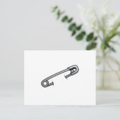 Solidarität im Button Postkarte (Stehend Vorderseite)