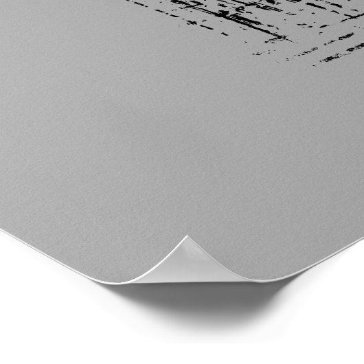 Solidarität im gestressten Stil Poster (Ecke)