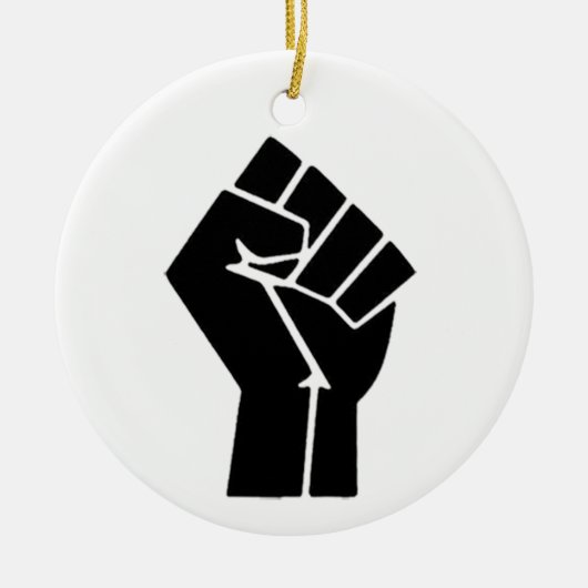 Solidarität Keramik Ornament (Vorne)
