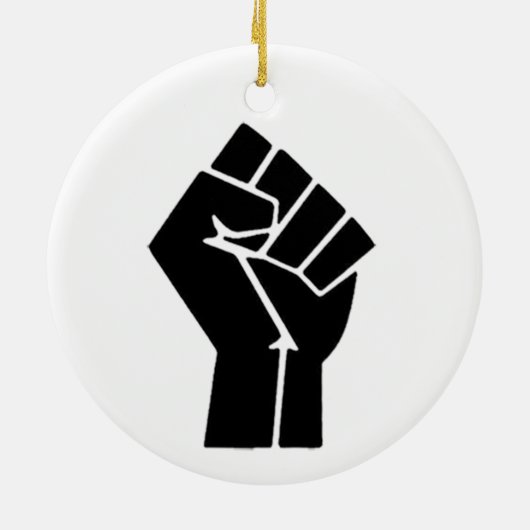 Solidarität Keramik Ornament (Hinten)