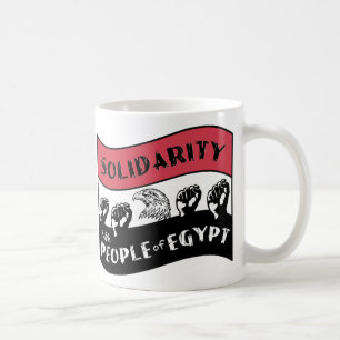 Solidarität mit dem ägyptischen Volk Kaffeetasse