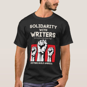 Solidarität mit den amerikanischen Schriftstellern T-Shirt