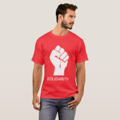 Solidarität mit den Gewerkschaften Wisconsins T-Shirt (Vorne ganz)