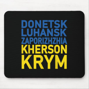 Solidarität mit der Ukraine bei der Verteidigung v Mousepad