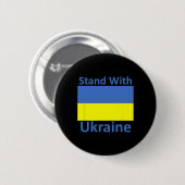 Solidarität mit der Ukraine Button (Vorne & Hinten)