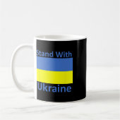 Solidarität mit der Ukraine Kaffeetasse (Links)