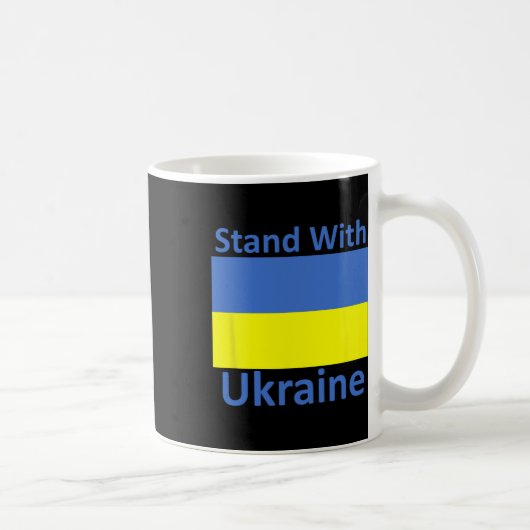 Solidarität mit der Ukraine Kaffeetasse (Rechts)