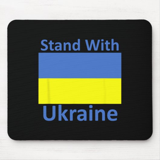 Solidarität mit der Ukraine Mousepad (Vorne)
