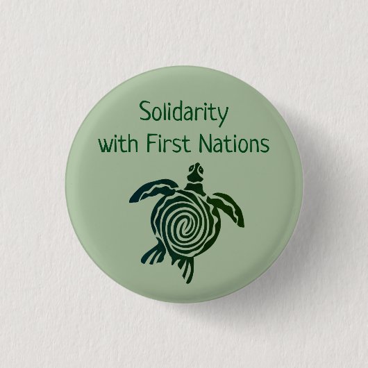 Solidarität mit ersten Nationen Button (Vorderseite)