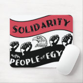 Solidarität mit Leuten von Ägypten mousepad (Mit Mouse)