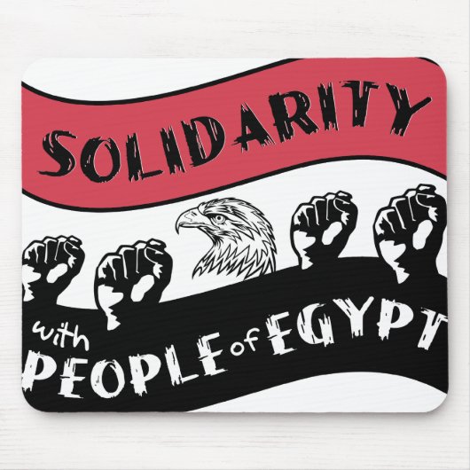 Solidarität mit Leuten von Ägypten mousepad (Vorne)