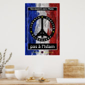 Solidarität mit Paris Poster (Küche)