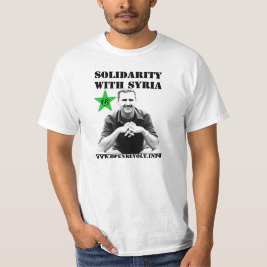 Solidarität mit Syrien T-Shirt (Vorderseite)