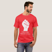 Solidarität mit Wisconsins Gewerkschaften T-Shirt (Vorne ganz)