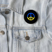 Solidarität und Frieden für die Ukraine als Friede Button (Beispiel)
