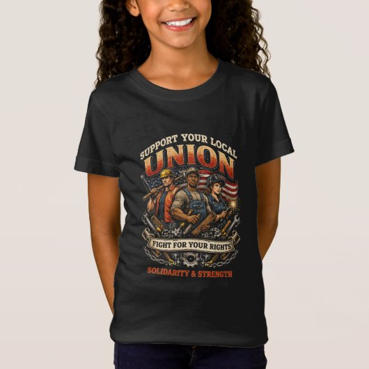 Solidarität und Stärke T-Shirt (Vorderseite)