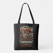 Solidarität und Stärke Tasche (Rückseite)