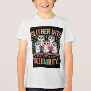 Solidaritäts-T-Shirt 'Slither' Tri-Blend Shirt
