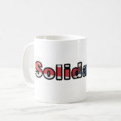 Solidaritäts-Tasse Kaffeetasse (Vorderseite Links)