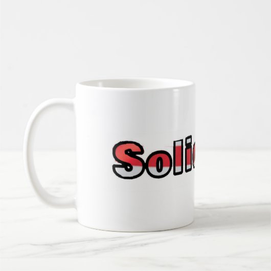 Solidaritäts-Tasse Kaffeetasse (Links)