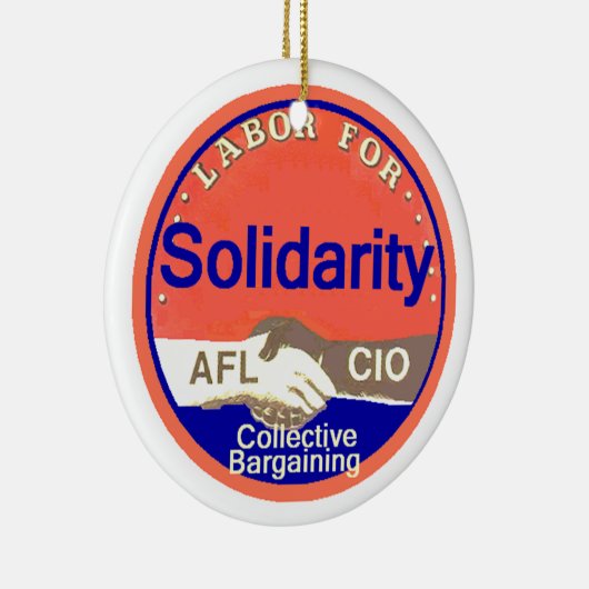 Solidaritäts-Verzierung Keramikornament (Rechts)