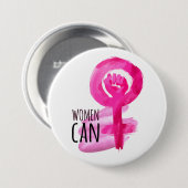 Solidaritätsbutton für Frauen Button (Vorne & Hinten)