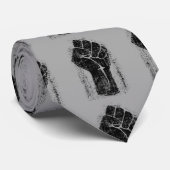 Solidaritätsfaust beängstigender Stil Krawatte (Gerollt)