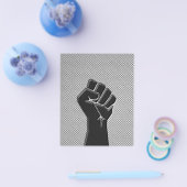 Solidaritätsfaust in Carbon Fibre Print Style Flyer (Einzeln)