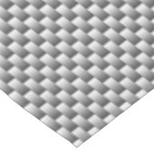 Solidaritätsfaust in der Dekoration aus Kohlenstof Tischdecke (Schrägansicht)