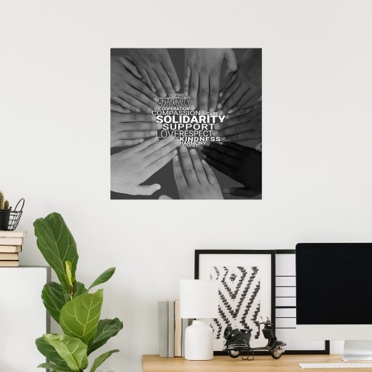 Solidaritätspopster Poster (Heimbüro)