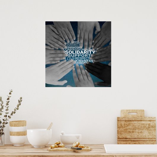 Solidaritätspopster Poster (Küche)