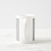 Solidarity Fist Carbon Fibre Dekorstil Porzellantasse (Rückseite)