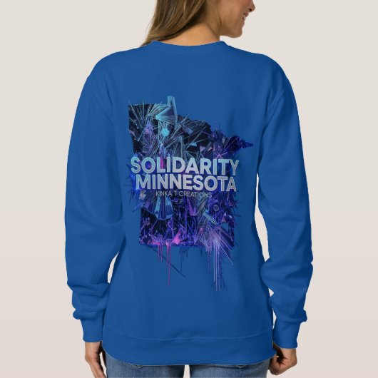 Solidarity Minnesota Sweatshirt (Rückseite)