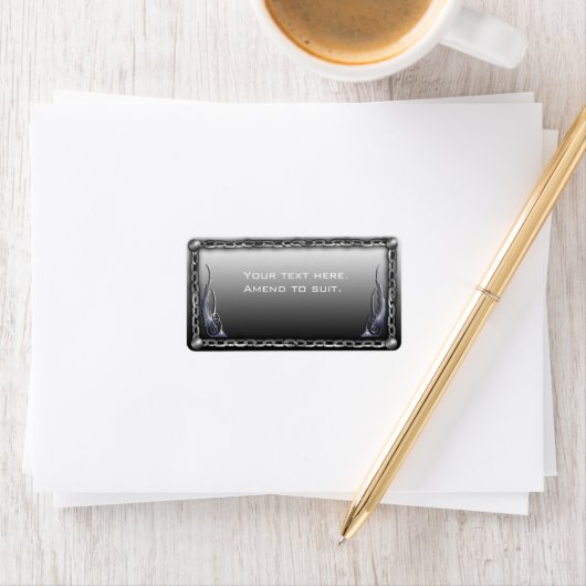 solide adressaufkleber (Insitu)