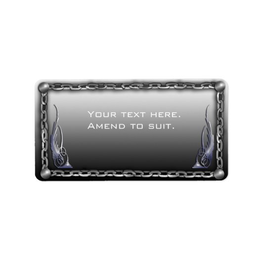 solide adressaufkleber (Vorne)