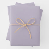Solide alte Lavendel staubig lila Geschenkpapier Set (Beispiel)