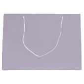 Solide alte Lavendel staubig lila Große Geschenktüte (Vorderseite)