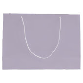 Solide alte Lavendel staubig lila Große Geschenktüte (Rückseite)