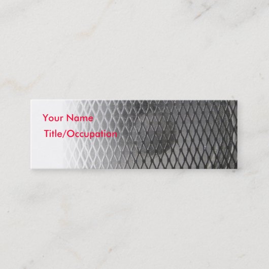 Solide Band-Ampere-Lautsprecher-Musik Mini Visitenkarte (Vorderseite)