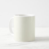 Solide blassgelbe Tasse (Vorderseite Links)