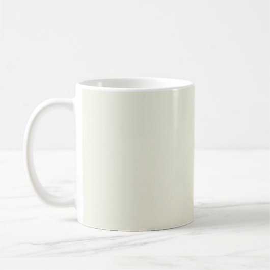 Solide blassgelbe Tasse (Links)