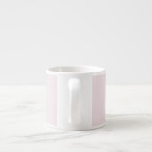 Solide Blassrosa Espresso-Tasse Espressotasse (Rückseite)