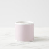 Solide Blassrosa Espresso-Tasse Espressotasse (Vorderseite)