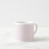 Solide Blassrosa Espresso-Tasse Espressotasse (Vorderseite Rechts)
