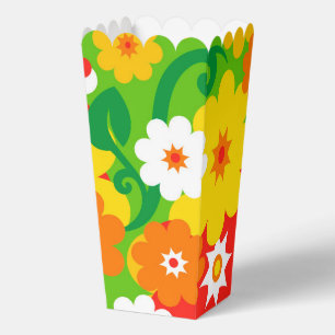 Solide Blumen / Blüten Muster 7 Geschenkschachtel