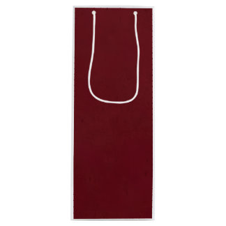 Solide burgunderfarbene Wein-Geschenktasche Geschenktüte Für Weinflaschen