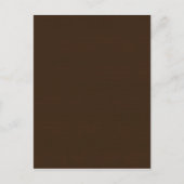 SOLIDE CHOKOLIATE BROWN HINTERGRUNDTEMPLATTEXTURE POSTKARTE (Vorderseite)